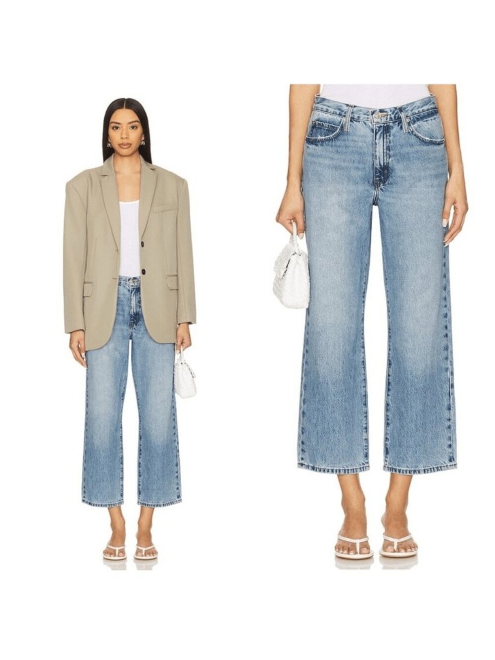 NWT Size 27 - FRAME The Hang 100% Cotton Mid Rise jeans in Seattle (NWT US$ 298)